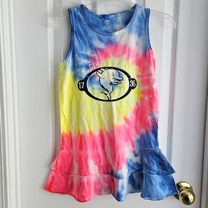 Girls Tie Dye Dress Medium